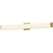 Longitude LED 36.13 inch Brushed Gold Vanity Light Wall Light