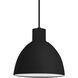 Chroma LED 12 inch Black Pendant Ceiling Light