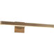 Vega 16 watt 22.88 inch Vintage Brass Wall/Picture Light Wall Light