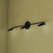 Rotaire LED 32.5 inch Black Bath Vanity Light Wall Light