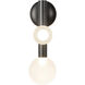Reese 4.38 inch Urban Bronze Wall Sconce Wall Light in Opal Glass
