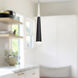 Ultra LED 2.13 inch Black Pendant Ceiling Light
