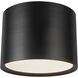 Uma 15.13 inch Black Semi-Flush Mount Ceiling Light