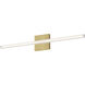 Saphir LED 34.25 inch Brushed Gold Vanity Light Wall Light