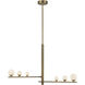 Juniper LED 9.63 inch Brushed Gold Pendant Ceiling Light