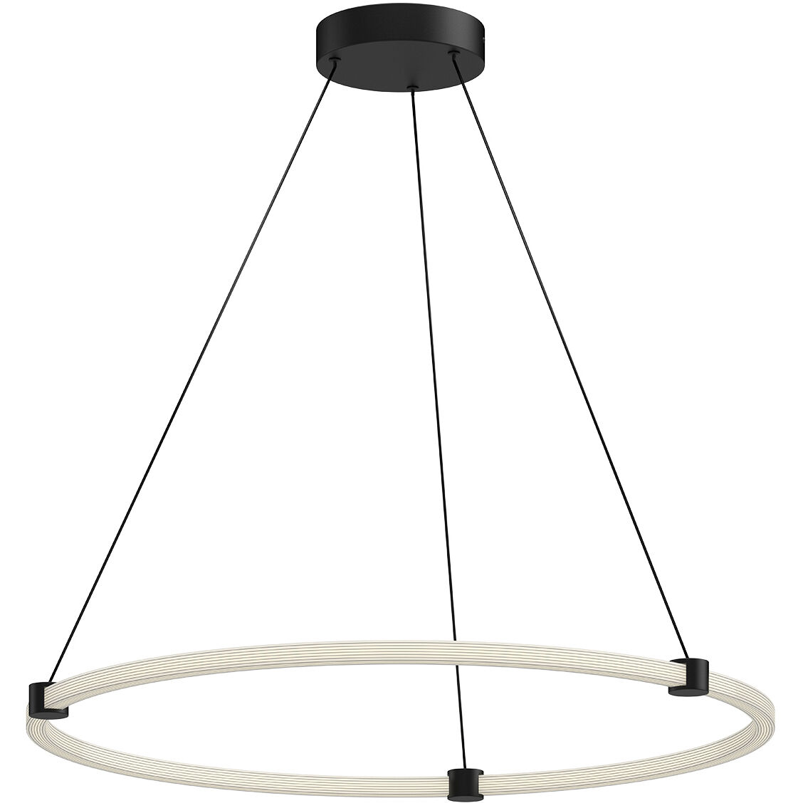 Bruni LED 32.38 inch Black Pendant Ceiling Light