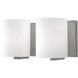 Bridgewater 2 Light 11.75 inch Brushed Nickel Bath Vanity Light Wall Light