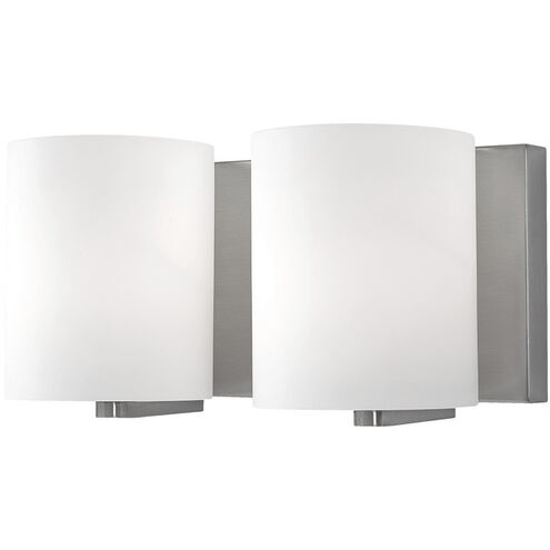 Bridgewater 2 Light 11.75 inch Brushed Nickel Bath Vanity Light Wall Light