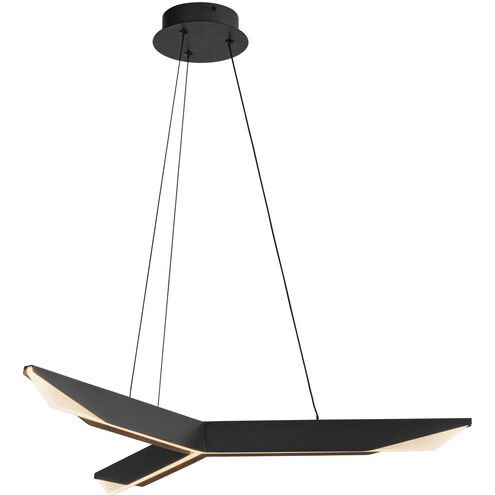 Tachi LED 31.13 inch Urban Bronze Pendant Ceiling Light