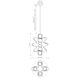 Synergy LED 31.5 inch Black Chandelier Ceiling Light