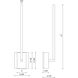 Pandora Wall Sconce Wall Light in White