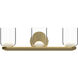 Cedar LED 19.88 inch Brushed Gold Bath Vanity Light Wall Light