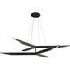 Tachi LED 31.13 inch Urban Bronze Chandelier Ceiling Light