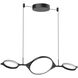 Serif LED 33.75 inch Black Linear Pendant Ceiling Light