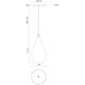 Victoria LED 5 inch Chrome Pendant Ceiling Light