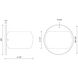 Flux Wall Sconce Wall Light in Gloss White