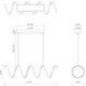 Synergy LED 41.75 inch Black Linear Pendant Ceiling Light