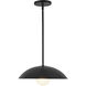 Umbra 1 Light 14 inch Black Pendant Ceiling Light