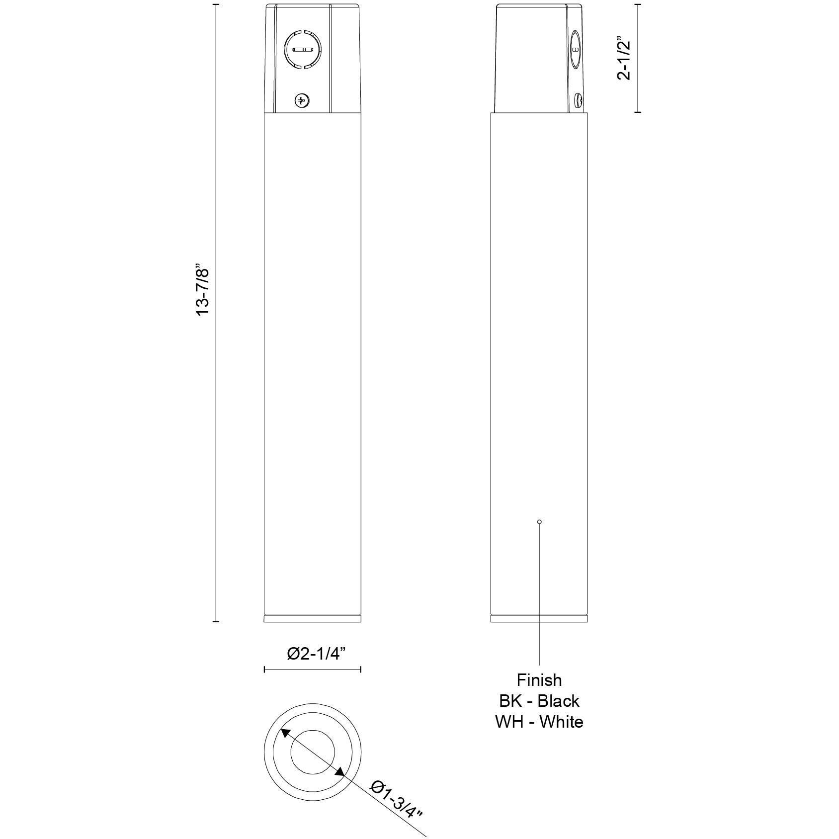Lorna LED 2.25 inch White Concrete Ceiling Mount Ceiling Light