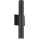 Lorna LED 4.63 inch Black ADA Wall Sconce Up/Down Light Wall Light