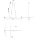 Akari LED 32.38 inch Brushed Nickel Chandelier Ceiling Light