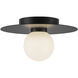 Elixir LED 9.88 inch Black Flush Mount Ceiling Light