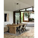 Talis LED 47.25 inch Black Linear Pendant Ceiling Light