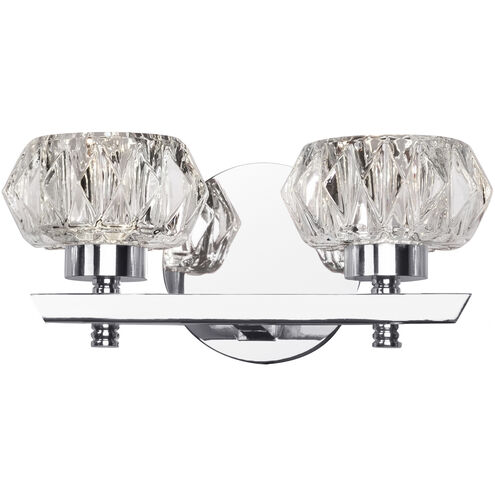 Basin LED 10 inch Chrome Vanity Light Wall Light