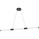 Akari Linear Pendant Ceiling Light in Black