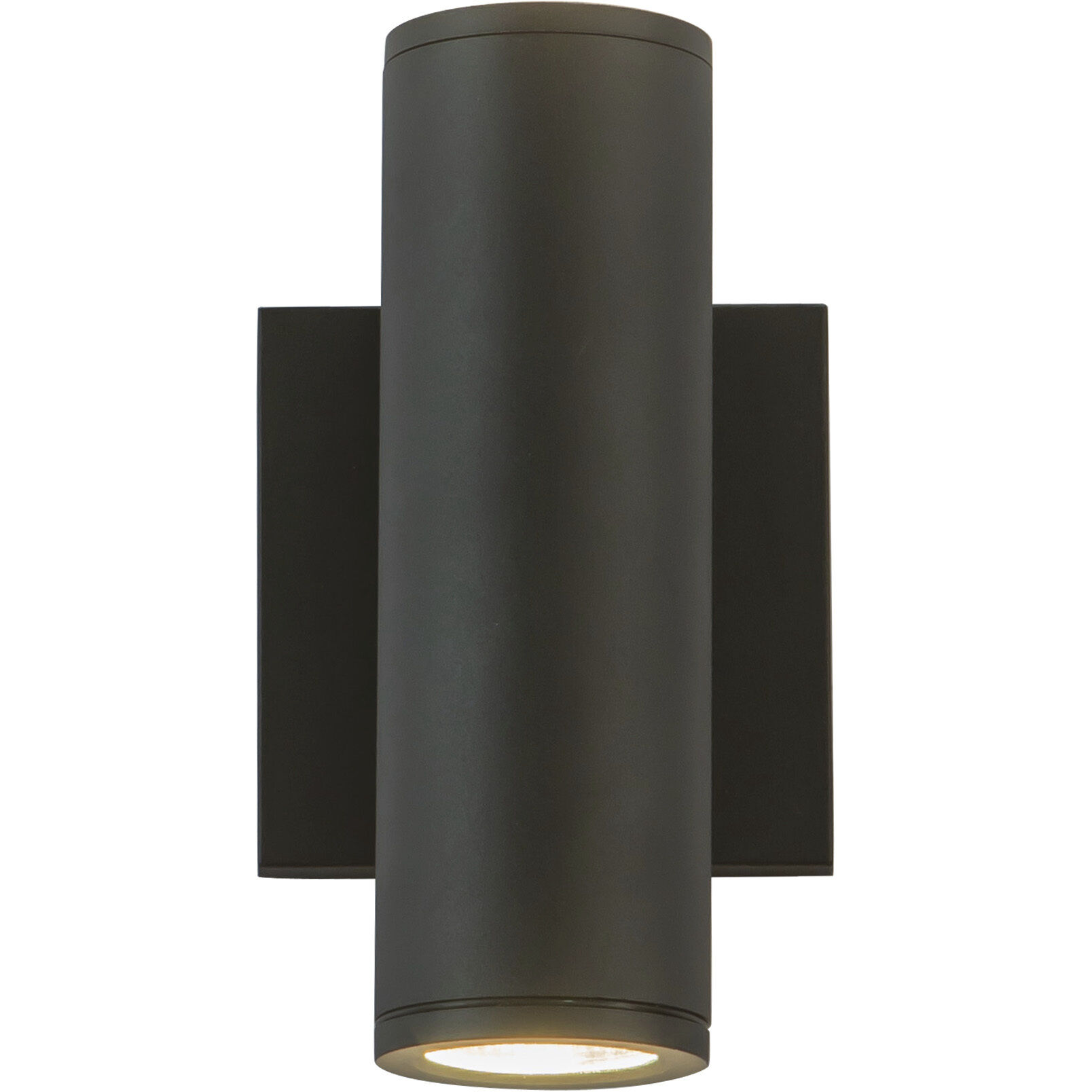 Nordic LED 8 inch Black Exterior Wall Light