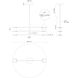 Rotaire LED 35.5 inch Black Chandelier Ceiling Light