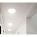Malta LED 15 inch Chrome Flush Mount Ceiling Light
