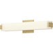 Latitude LED 20.75 inch Brushed Gold Bath Vanity Light Wall Light