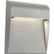 Casa LED 7 inch Grey Exterior Wall Sconce in Gray