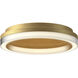 Calix LED 15.75 inch Brushed Gold Flush Mount Ceiling Light