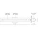 Peggy LED 25.5 inch Chrome Bath Vanity Light Wall Light