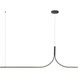 Thread LED 59.13 inch Black Linear Pendant Ceiling Light