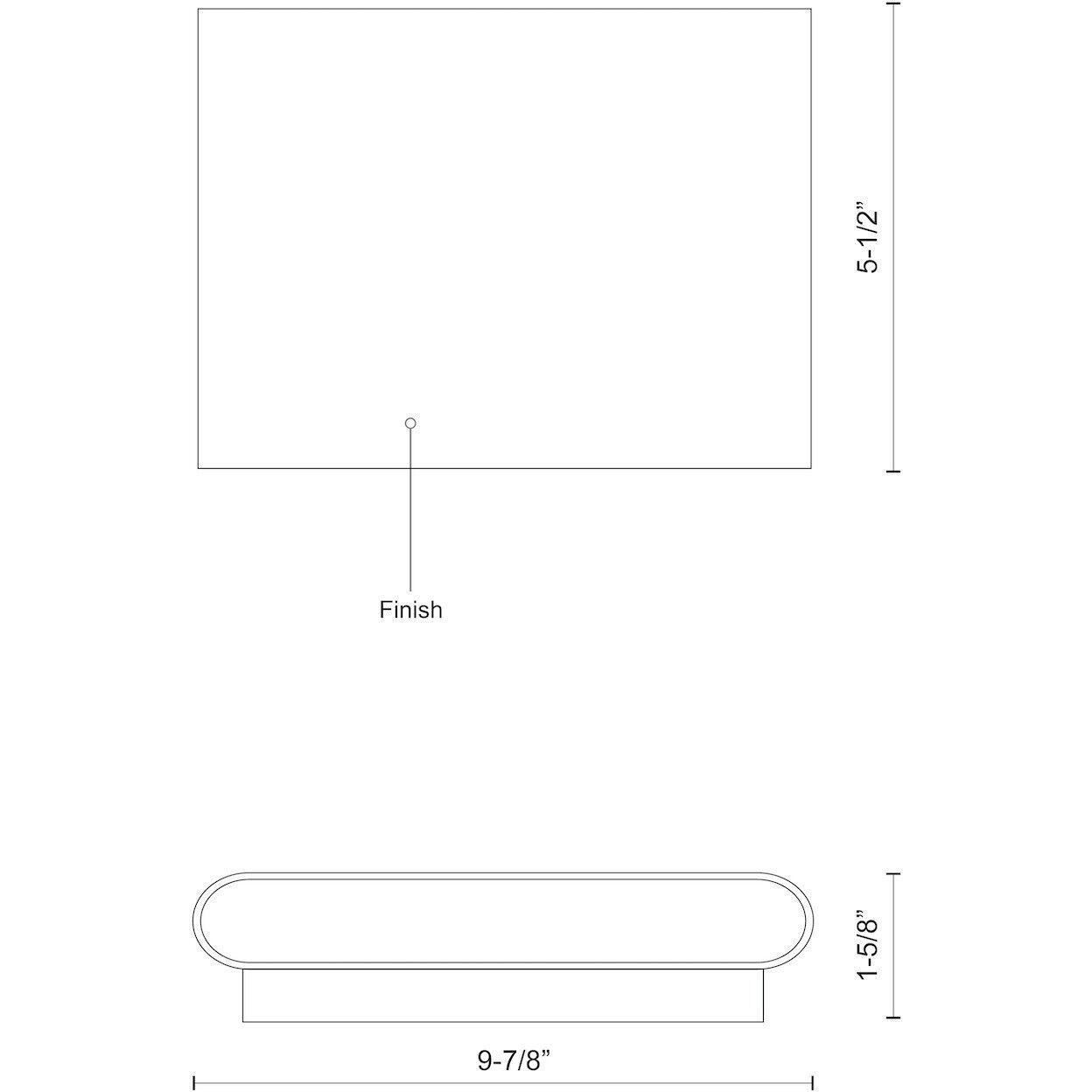 Slate LED 9.88 inch Brushed Nickel ADA Wall Sconce Wall Light