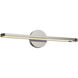 Marlon Vanity Light Wall Light in Brushed Nickel