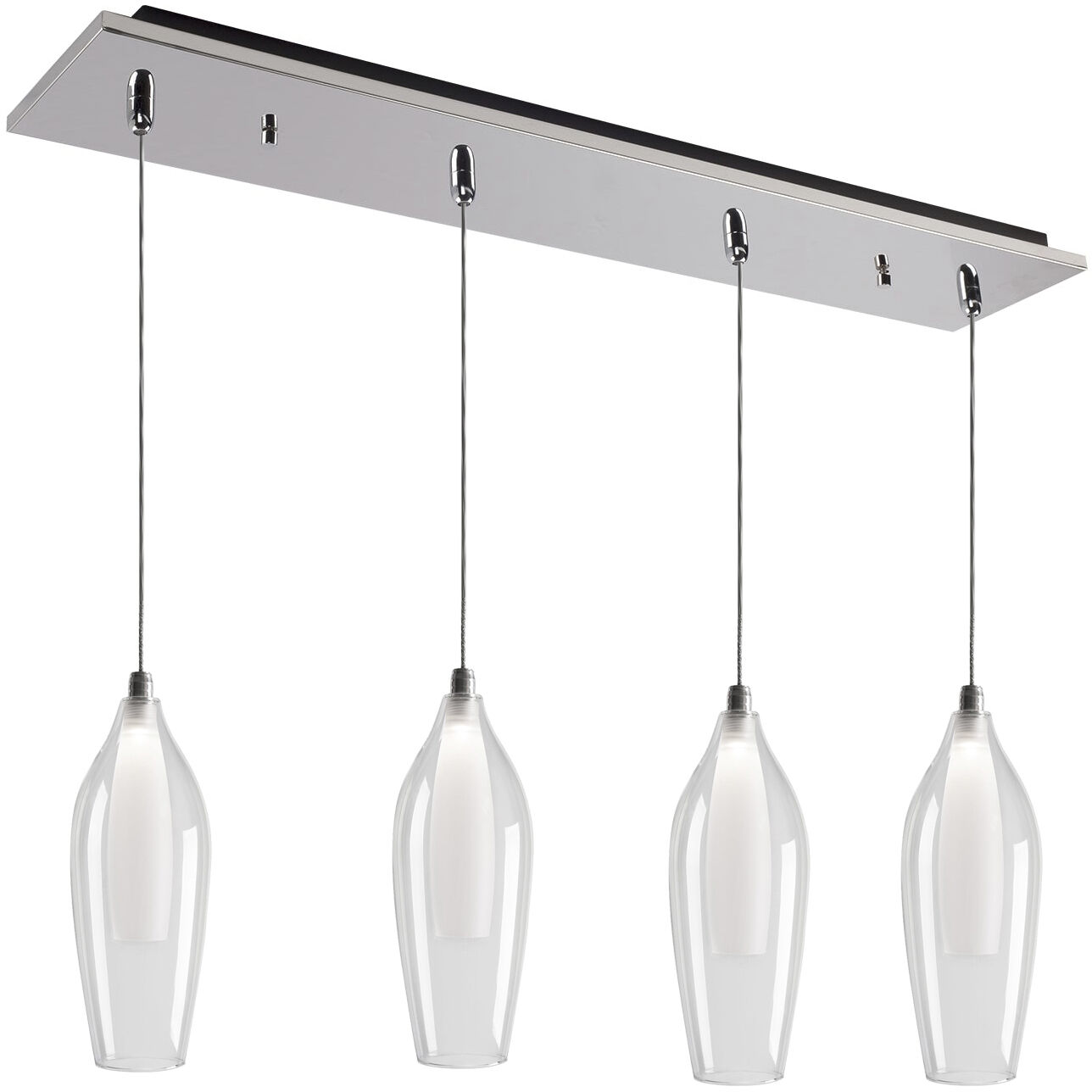 Victoria Multi Pendant Ceiling Light in Chrome