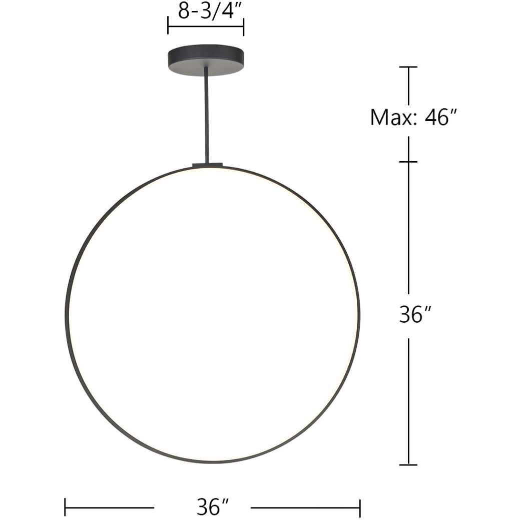 Cirque Pendant Ceiling Light in Brushed Nickel