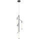 Motif LED 10.25 inch Black Pendant Ceiling Light