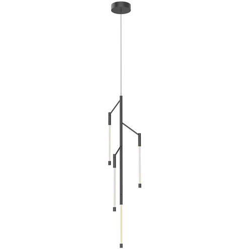 Motif LED 10.25 inch Black Pendant Ceiling Light