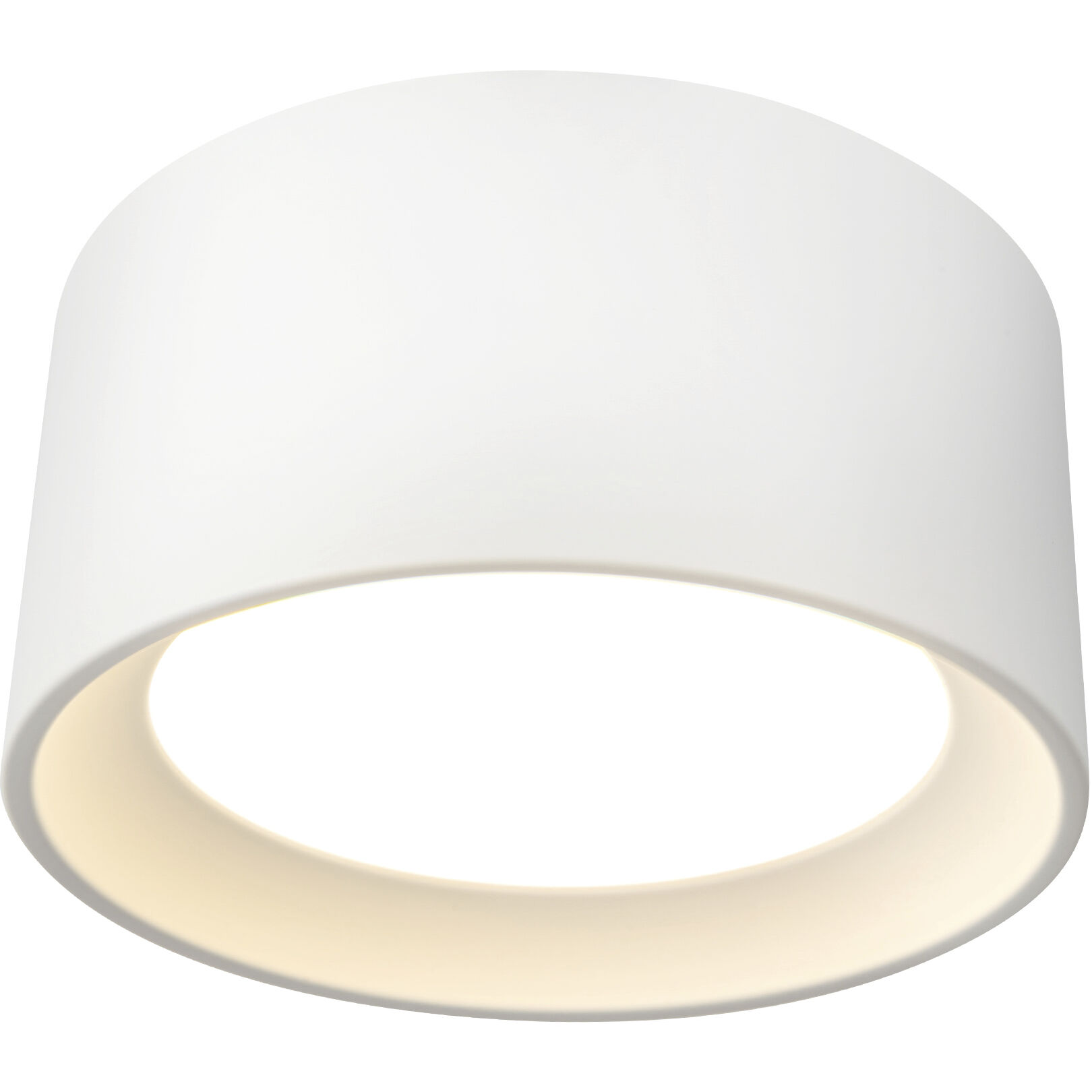 Uma 7.25 inch White Semi-Flush Mount Ceiling Light