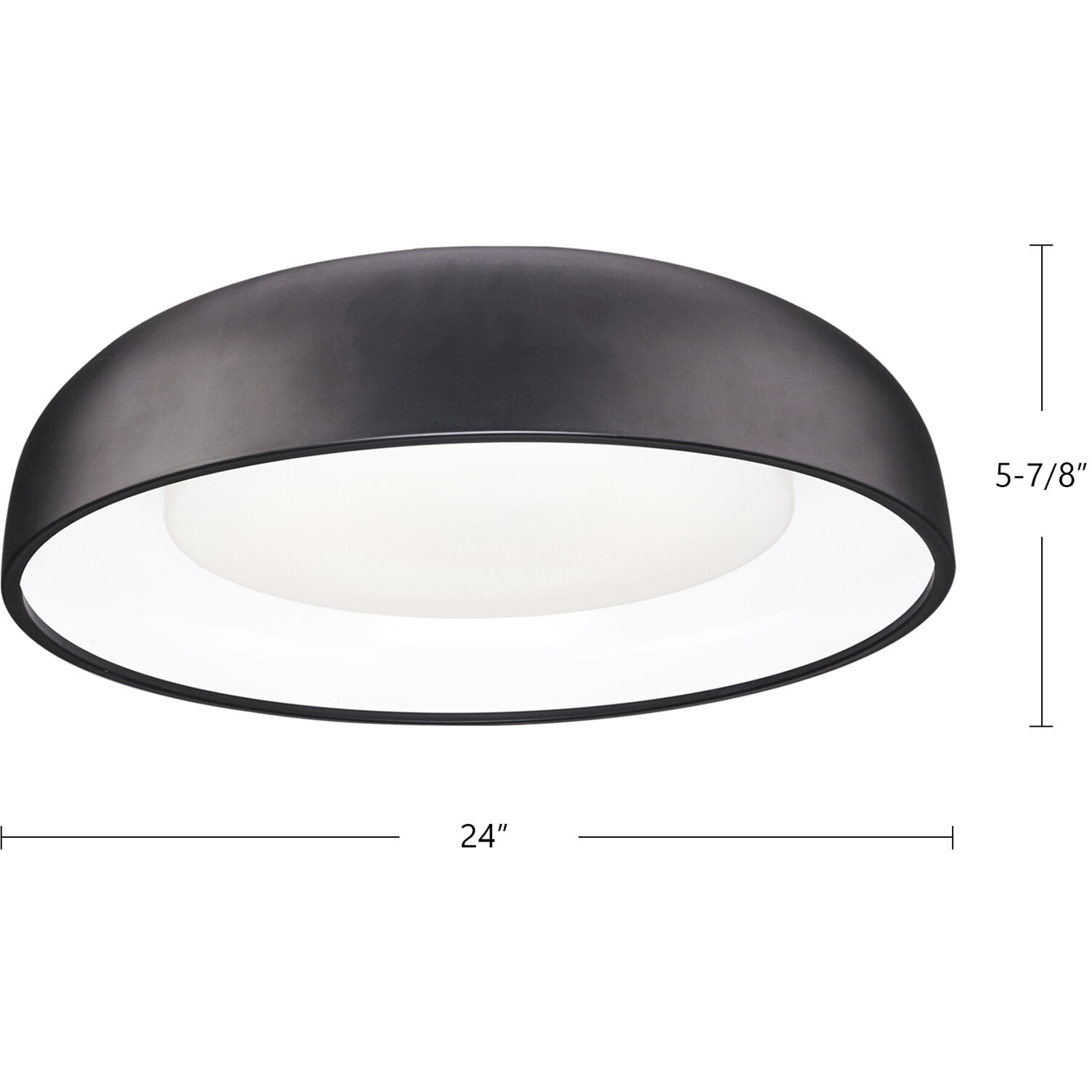 Beacon LED 24 inch White Flush Mount Ceiling Light