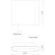Slate LED 6.13 inch Brushed Nickel ADA Wall Sconce Wall Light