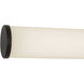 Tectra 1.88 inch Black ADA Wall Sconce Wall Light