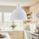 Irving 1 Light 13 inch White Pendant Ceiling Light