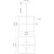 Mondrian LED 27.63 inch Brushed Nickel Pendant Ceiling Light