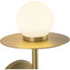 Elixir Wall Sconce Wall Light in Brushed Gold